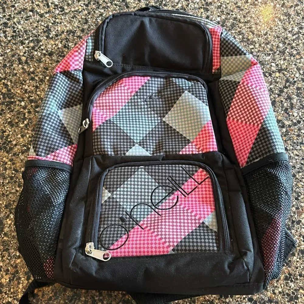 O’Neill Pink And Black Standard Backpack